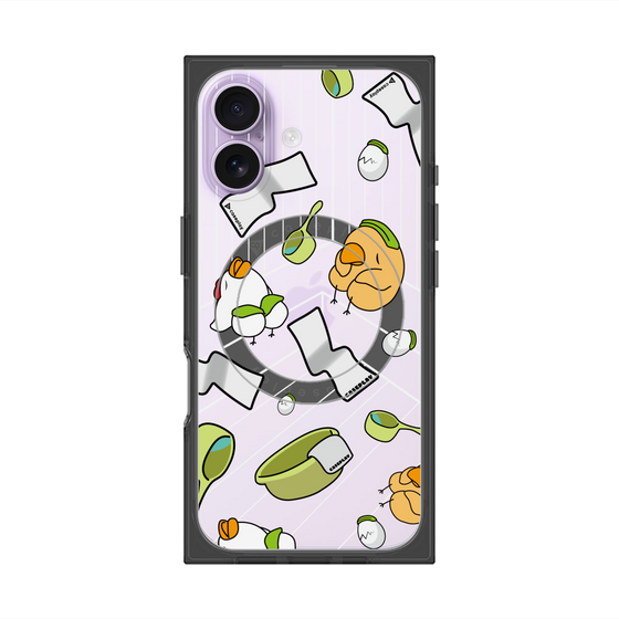 Premium Square Case with MagSafe［ Original - Bird Sauna ］