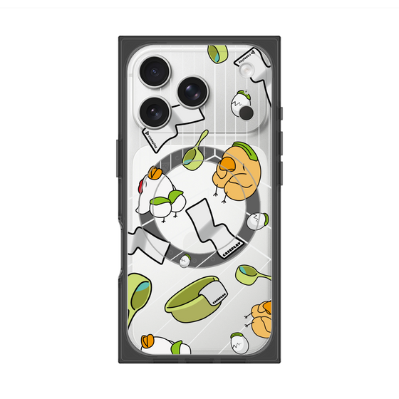 Premium Square Case with MagSafe［ Original - Bird Sauna ］