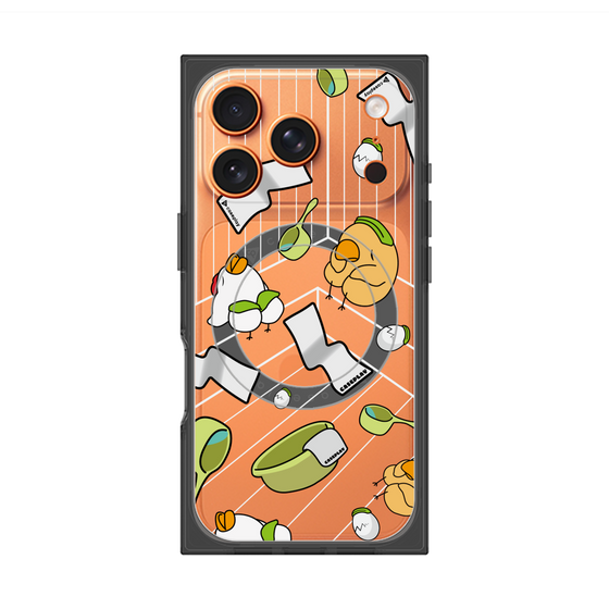 Premium Square Case with MagSafe［ Original - Bird Sauna ］