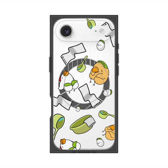 Premium Square Case with MagSafe［ Original - Bird Sauna ］