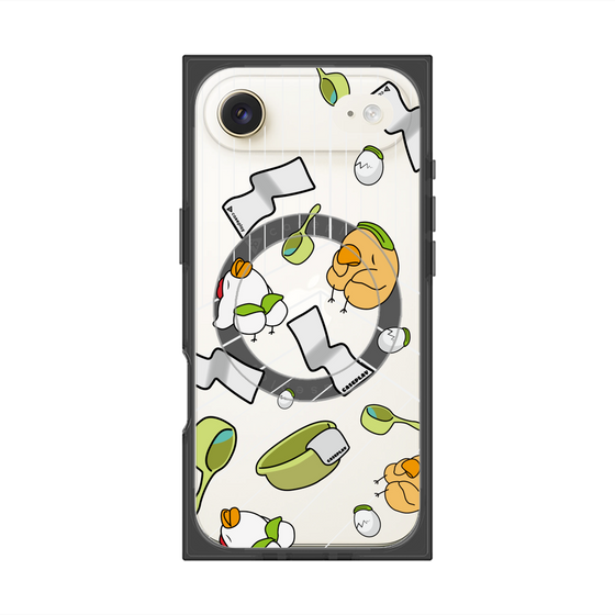 Premium Square Case with MagSafe［ Original - Bird Sauna ］