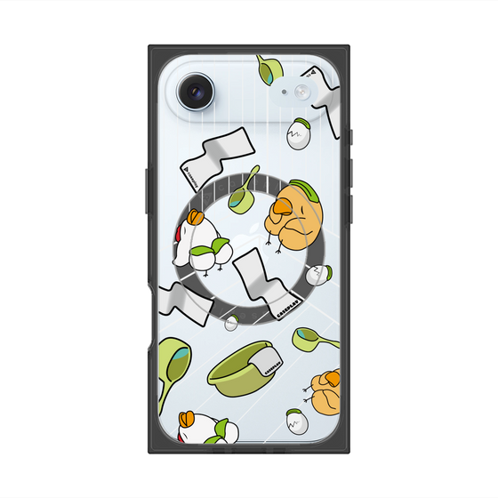 Premium Square Case with MagSafe［ Original - Bird Sauna ］