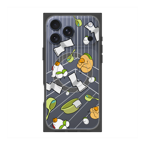 Premium Square Case with MagSafe［ Original - Bird Sauna ］