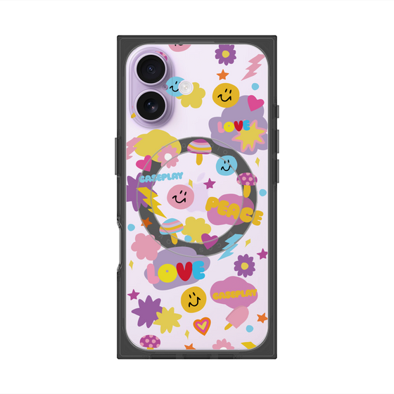 Premium Square Case with MagSafe［ Original - LOVE & PEACE ］