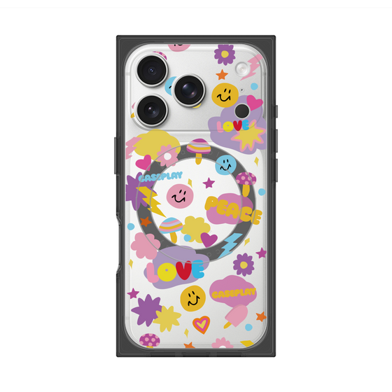 Premium Square Case with MagSafe［ Original - LOVE & PEACE ］