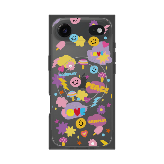 Premium Square Case with MagSafe［ Original - LOVE & PEACE ］