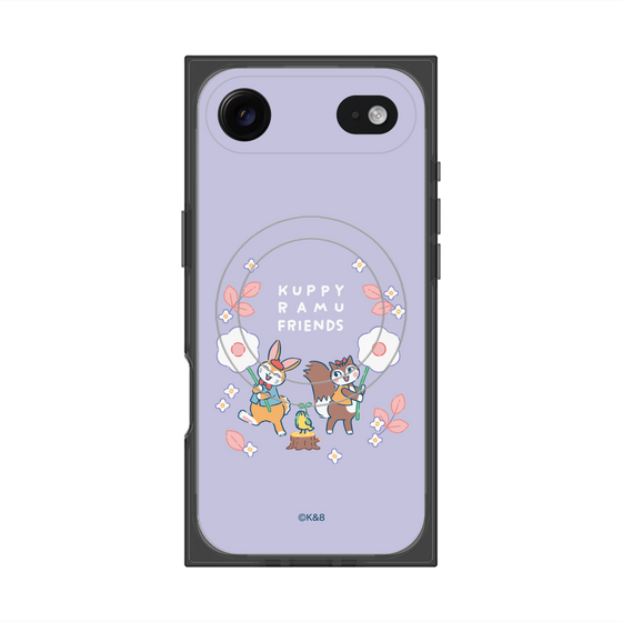 Premium Square Case with MagSafe［ Kuppyramu Friends - Flower ］