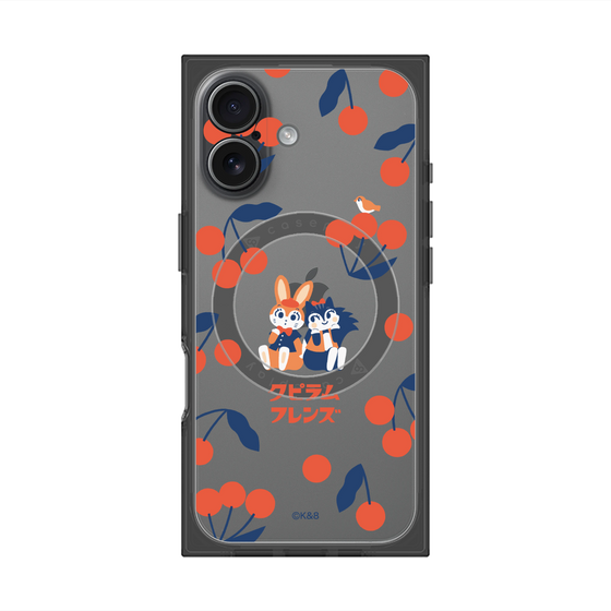 Premium Square Case with MagSafe［ Kuppyramu Friends - Cherry ］