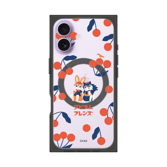 Premium Square Case with MagSafe［ Kuppyramu Friends - Cherry ］