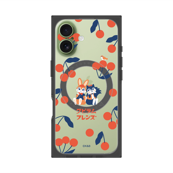 Premium Square Case with MagSafe［ Kuppyramu Friends - Cherry ］