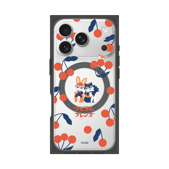 Premium Square Case with MagSafe［ Kuppyramu Friends - Cherry ］