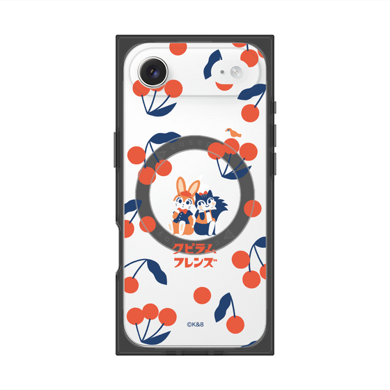 Premium Square Case with MagSafe［ Kuppyramu Friends - Cherry ］