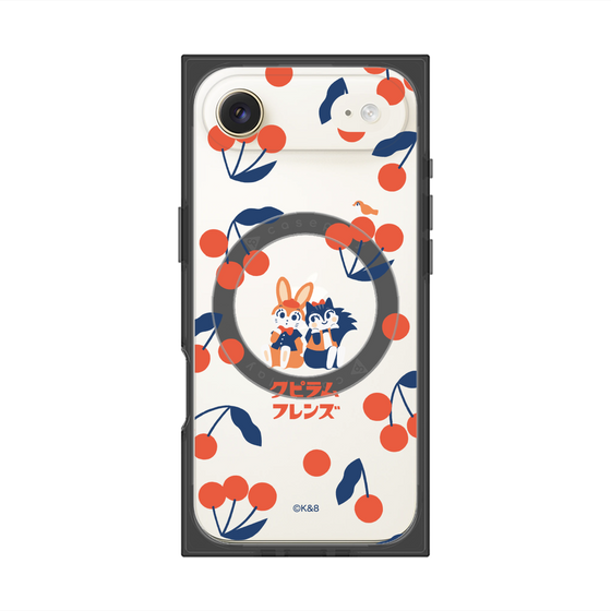 Premium Square Case with MagSafe［ Kuppyramu Friends - Cherry ］