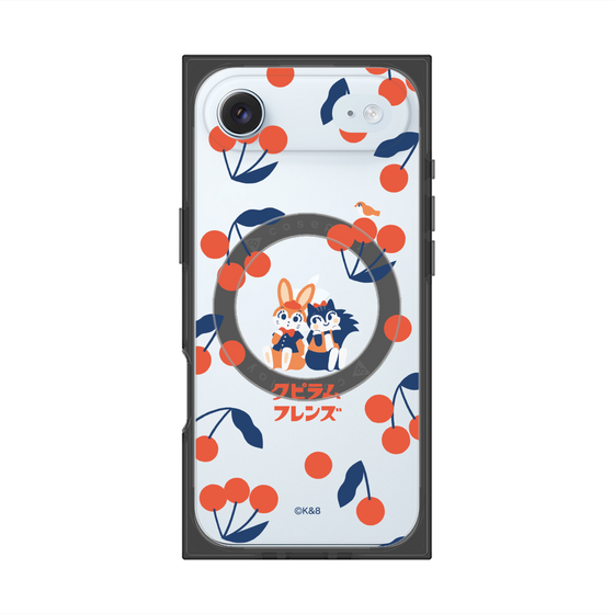 Premium Square Case with MagSafe［ Kuppyramu Friends - Cherry ］