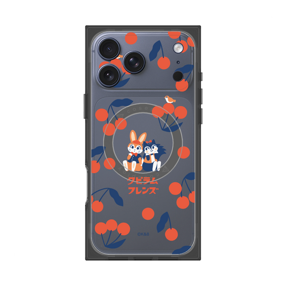 Premium Square Case with MagSafe［ Kuppyramu Friends - Cherry ］