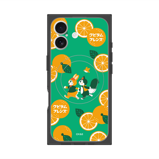 Premium Square Case with MagSafe［ Kuppyramu Friends - Orange ］