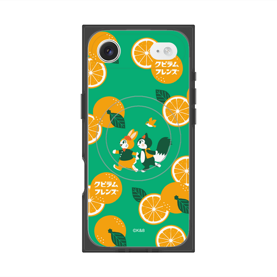 Premium Square Case with MagSafe［ Kuppyramu Friends - Orange ］