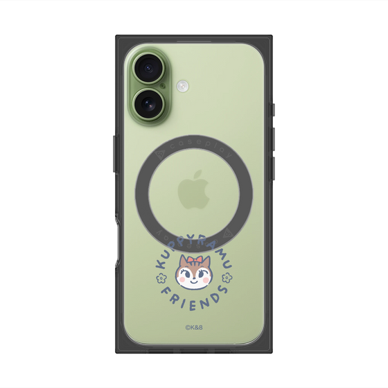 Premium Square Case with MagSafe［ Kuppyramu Friends - Logo - Ram ］