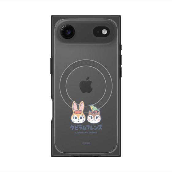 Premium Square Case with MagSafe［ Kuppyramu Friends - Logo - Nakayoshi  ］
