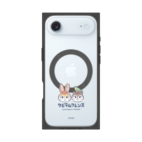 Premium Square Case with MagSafe［ Kuppyramu Friends - Logo - Nakayoshi  ］