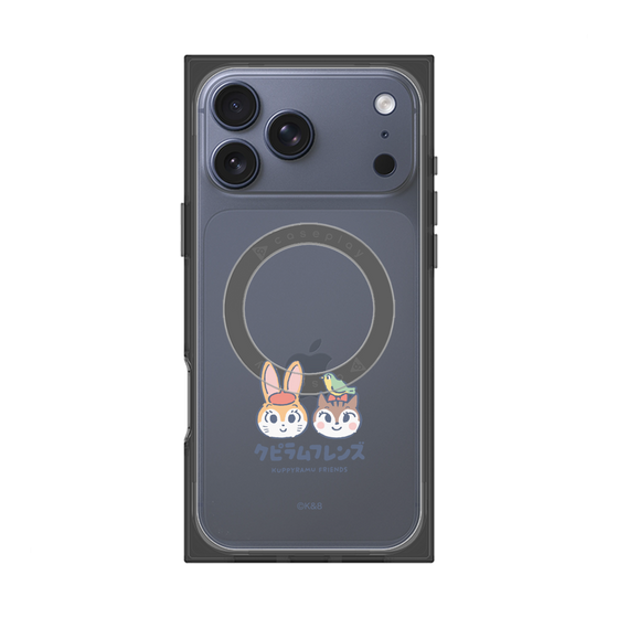 Premium Square Case with MagSafe［ Kuppyramu Friends - Logo - Nakayoshi  ］