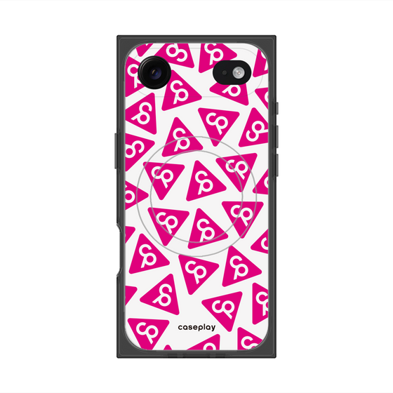 Premium Square Case with MagSafe［ Original - CASEPLAY Logo Mark - Pink ］