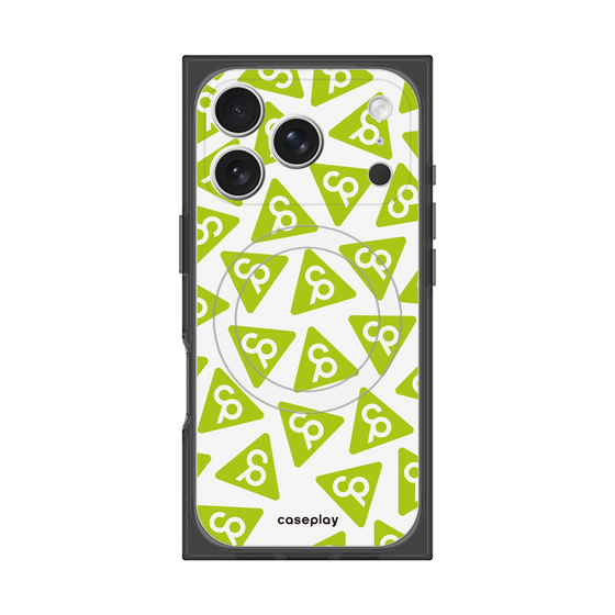 Premium Square Case with MagSafe［ Original - CASEPLAY Logo Mark - Green ］