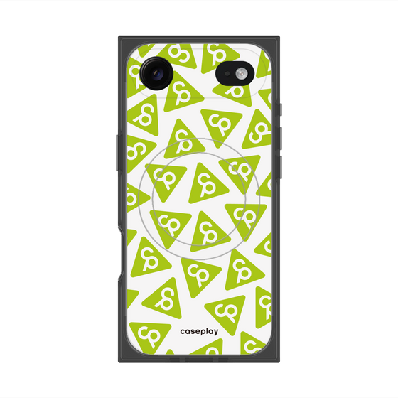 Premium Square Case with MagSafe［ Original - CASEPLAY Logo Mark - Green ］