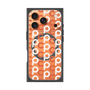 Premium Square Case with MagSafe［ Original - CASEPLAY Initial All-over Pattern - Orange ］