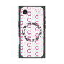 Premium Square Case with MagSafe［ Original - CASEPLAY Initial All-over Pattern - Pink ］