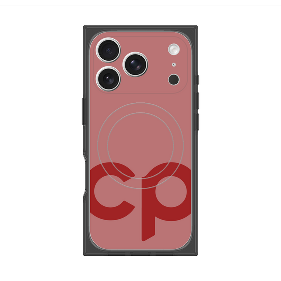 Premium Square Case with MagSafe［ Original - CASEPLAY Initial - Red ］