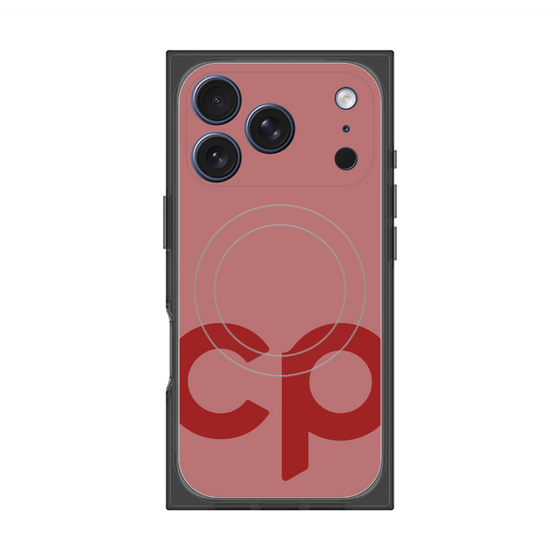 Premium Square Case with MagSafe［ Original - CASEPLAY Initial - Red ］