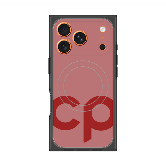 Premium Square Case with MagSafe［ Original - CASEPLAY Initial - Red ］