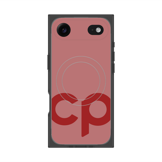 Premium Square Case with MagSafe［ Original - CASEPLAY Initial - Red ］