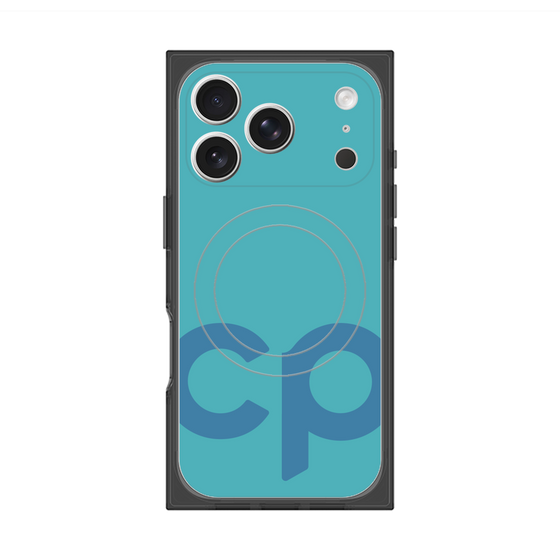 Premium Square Case with MagSafe［ Original - CASEPLAY Initial - Light Blue ］