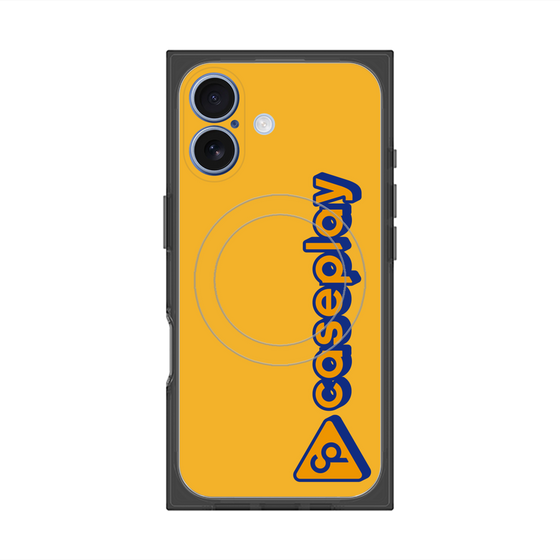 Premium Square Case with MagSafe［ Original - CASEPLAY Logotype - Orange ］