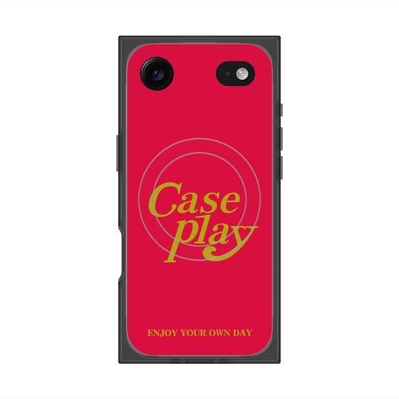 Premium Square Case with MagSafe［ Original - ENJOY YOUR OWN DAY - Red ］