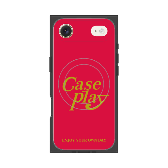 Premium Square Case with MagSafe［ Original - ENJOY YOUR OWN DAY - Red ］