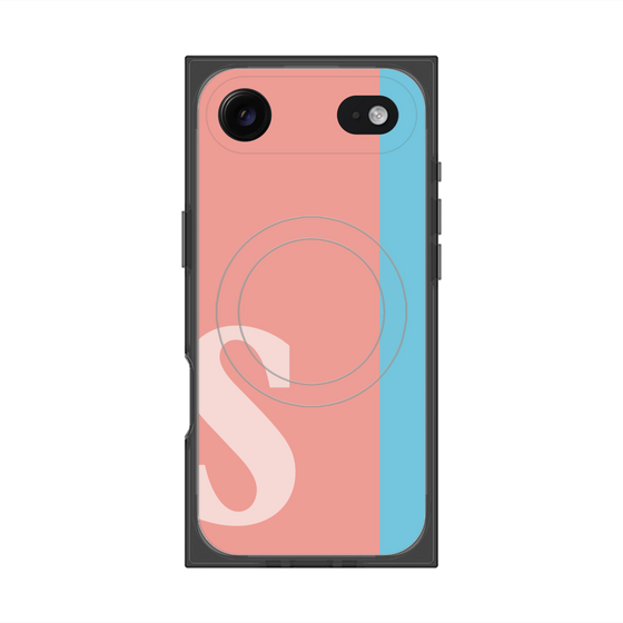 Premium Square Case with MagSafe［ Original - initial color line - S pink ］