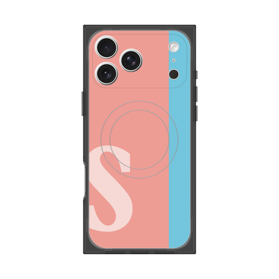 Premium Square Case with MagSafe［ Original - initial color line - S pink ］