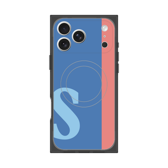 Premium Square Case with MagSafe［ Original - initial color line - S blue ］
