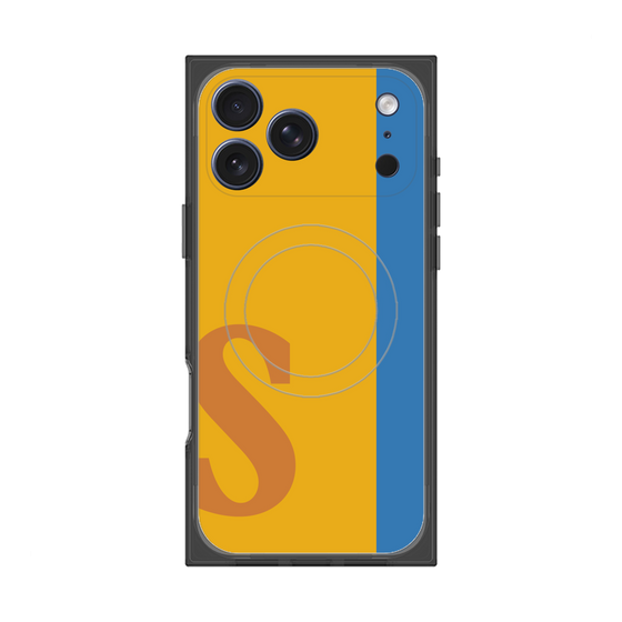 Premium Square Case with MagSafe［ Original - initial color line - S orange ］