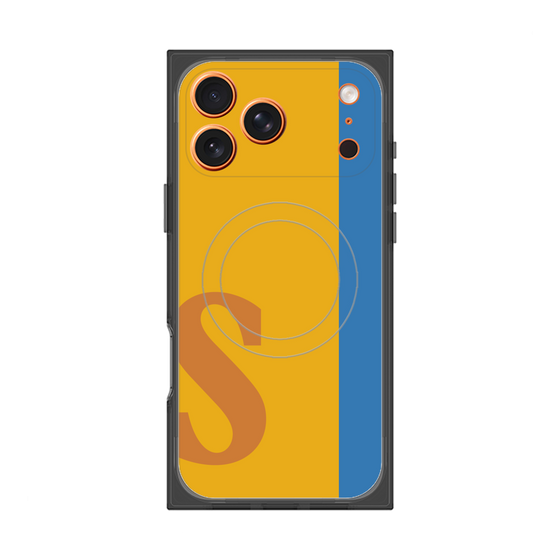 Premium Square Case with MagSafe［ Original - initial color line - S orange ］