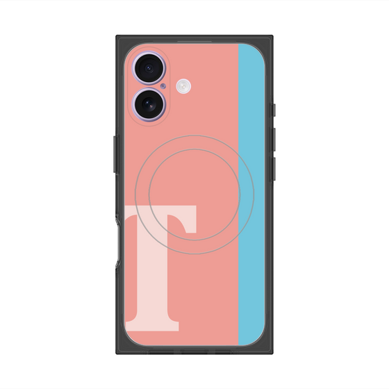 Premium Square Case with MagSafe［ Original - initial color line - T pink ］