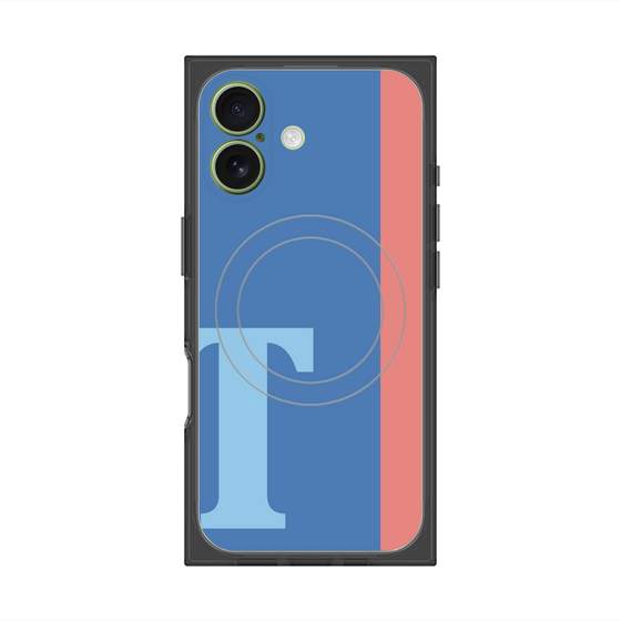 Premium Square Case with MagSafe［ Original - initial color line - T blue ］