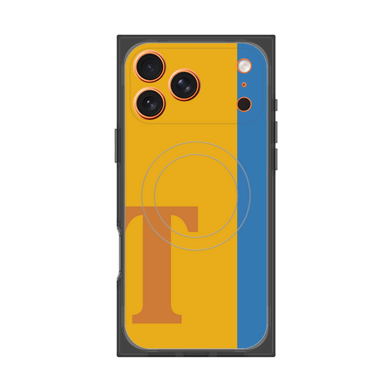 Premium Square Case with MagSafe［ Original - initial color line - T orange ］