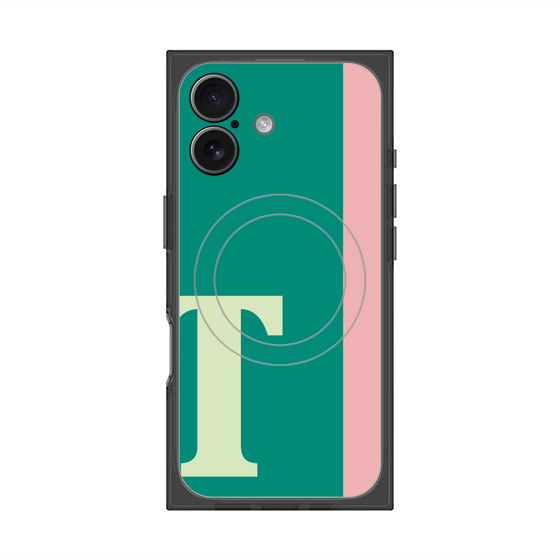 Premium Square Case with MagSafe［ Original - initial color line - T green ］