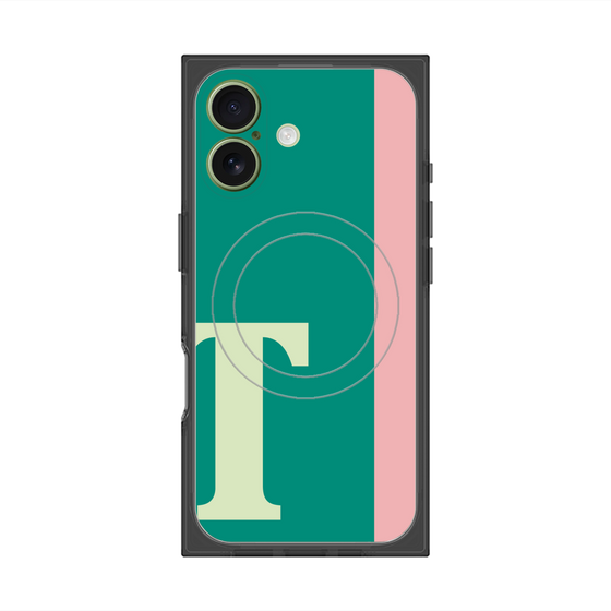 Premium Square Case with MagSafe［ Original - initial color line - T green ］