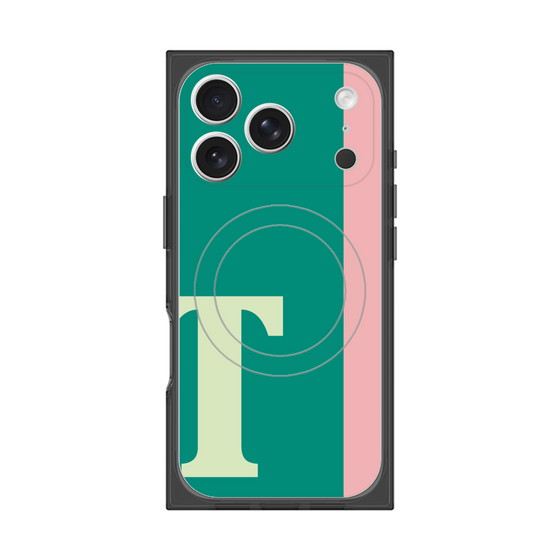 Premium Square Case with MagSafe［ Original - initial color line - T green ］
