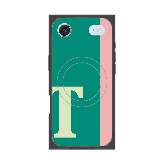 Premium Square Case with MagSafe［ Original - initial color line - T green ］